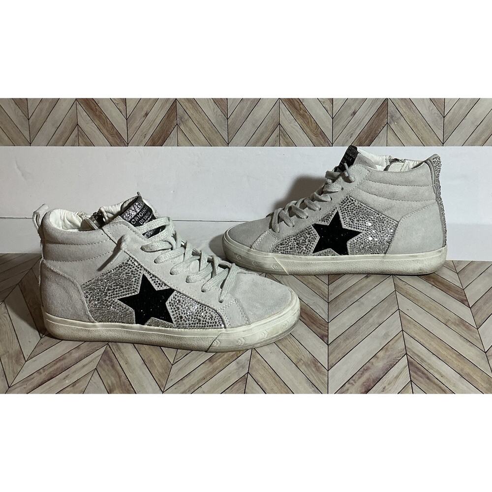 Vintage Havana High Top Dyno High Multi Sparkle Sneakers Star Womens Size 7